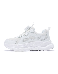 Противоскользящие и износостойкие дышащие детские кроссовки для бега, белый Adoonga