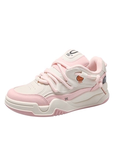 Низкие детские кроссовки для скейтбординга для подростков, розовый Yuzhaolin