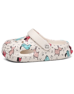 Детские сабо из ЭВА с рисунком, устойчивые к истиранию, дышащие, быстросохнущие, легкие, с амортизацией, Puppy Jiafeimao