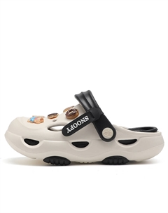 Детские тапочки для подростков: нескользящие, износостойкие, дышащие, легкие, амортизирующие, белый/черный Snoopy