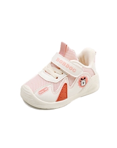 Нескользящие, дышащие, легкие, амортизирующие детские туфли для младенцев и малышей, розовый Bobdog