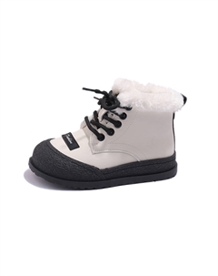 Теплые нескользящие детские ботинки, бежевый Wooden rabbit