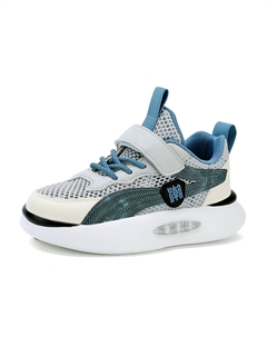 Нескользящие, легкие, амортизирующие, низкие, детские, повседневные кроссовки для детей, серый/синий Tonybear