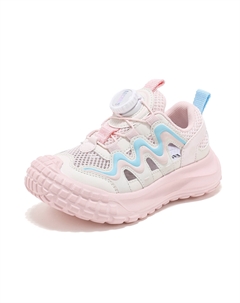 Амортизирующие износостойкие легкие повседневные кроссовки с низким верхом для детей, бежевый/розовый/зеленый Abc-kids