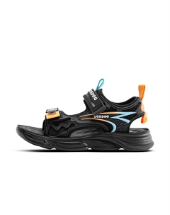 Детские сандалии с амортизацией и износостойкостью, черный/синий/оранжевый Bobdog