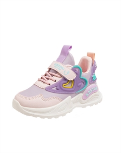 Нескользящие, амортизирующие, износостойкие, с низким верхом, детские кроссовки для повседневной носки, фиолетовый Zhule