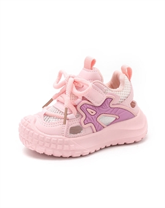 Детские сандалии с низким верхом, устойчивые к истиранию и дышащие, для детей от 3 до 7 лет, розовый Tonybear