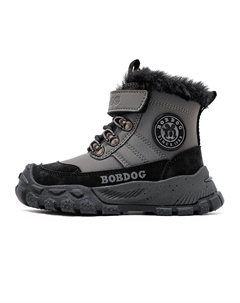 Детские хлопковые ботинки Balance Support, черный/серый Bobdog
