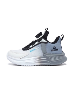 Кроссовки для бега с низким верхом, амортизирующие, противоскользящие, дышащие, детские, черный/серый Abc-kids