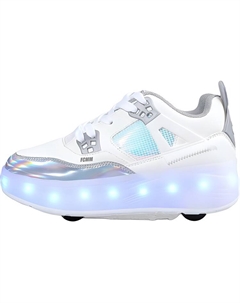 Износостойкие низкие повседневные кроссовки для детей, белый Fcmm