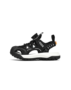 Детские сандалии с низким верхом, нескользящие и дышащие, черный Kung fu partners