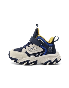 Нескользящие износостойкие низкие детские кроссовки для повседневной жизни, черный/желтый Bobdog