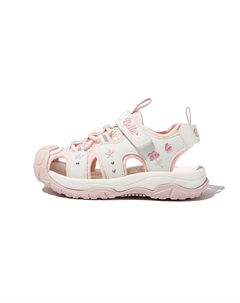 Детские сандалии с противоскользящей подошвой, амортизирующие, устойчивые к истиранию, дышащие, розовый Belle