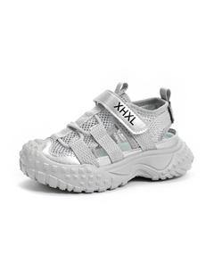 Детские сандалии с низким верхом для детей от 3 до 7 лет, серебряный Tonybear