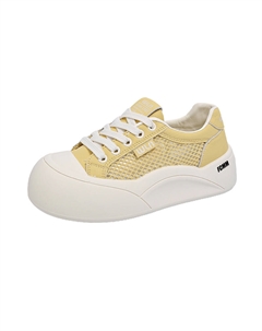 Дышащие повседневные детские кроссовки для подростков, желтый Fcmm