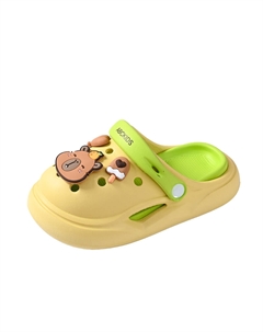 Нескользящие, износостойкие, легкие, амортизирующие детские тапочки для детей от 3 до 7 лет, зеленый Abc-kids