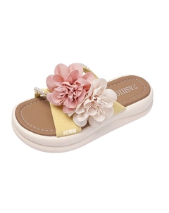 Противоскользящие детские сандалии для подростков, желтый Fcmm