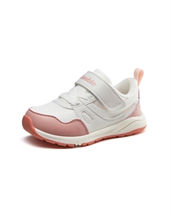 Термостойкие к истиранию низкие детские туфли для младенцев и малышей, белый/розовый Ginoble