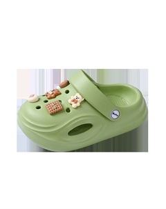 Детские сабо Rebound, устойчивые к истиранию, дышащие, быстросохнущие, нескользящие, с защитой от ударов, зеленый Nezhachaohai