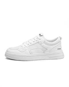 Износостойкие дышащие низкие детские кроссовки для скейтбординга для подростков, белый Kung fu partners