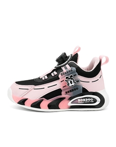 Кроссовки для бега с низким верхом, противоскользящие, амортизирующие, износостойкие, с отскоком, черный/розовый Bobdog