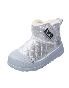 Детские утепленные ботинки Kids, серебряный Yuzhaolin