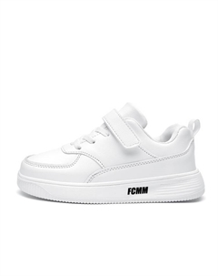 Низкие противоскользящие износостойкие детские кроссовки для скейтбординга, белый Fcmm