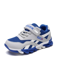 Износостойкие дышащие низкие повседневные кроссовки для детей, серый/синий Fcmm