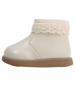 Теплые высокие детские туфли для младенцев и малышей, бежевый Maibuxiong