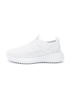 Устойчивые к скольжению, износостойкие, амортизирующие, дышащие, влагоотводящие детские повседневные кроссовки Kids', слоновая кость/белый Adoonga