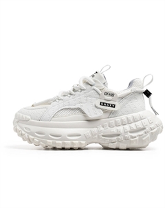 Износостойкие низкие кроссовки для подростков с эффектом увеличения роста, белый/красный Kung fu partners