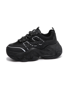 Износостойкие повседневные детские кроссовки для подростков, черный Firs kids