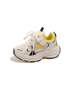 Дышащие низкие повседневные кроссовки для детей, экрю Tonybear