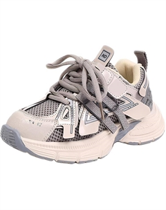 Дышащие, нескользящие и износостойкие низкие кроссовки для бега для детей, бежевый Tonybear