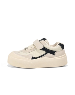 Детские кроссовки для скейтбординга с противоскользящим покрытием и износостойкостью, бежевый/черный Red dragonfly