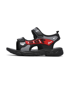 Нескользящие, легкие, амортизирующие, низкие детские сандалии для детей от 3 до 7 лет, черный Fcmm