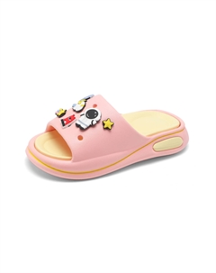 Детские тапочки с противоскользящей подошвой, износостойкие и дышащие, розовый Abc-kids