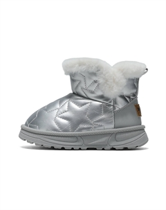 Противоскользящие и износостойкие теплые детские ботинки Rebound, серебряный Bobdog