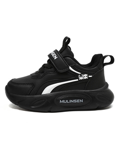 Нескользящие износостойкие низкие детские кроссовки для повседневной жизни, синий/белый Mulinsen