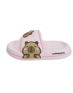Нескользящие и дышащие детские шлепанцы, розовый Camkids