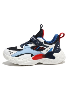 Кроссовки для бега с низким верхом, дышащие, легкие, с амортизацией, противоскользящие, детские, синий Bobdog