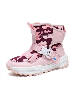 Теплые детские ботинки с противоскользящей подошвой и защитой от ударов, розовый Bobdog