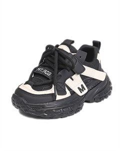 Нескользящие низкие кроссовки для скейтбординга для детей, черный Fcmm