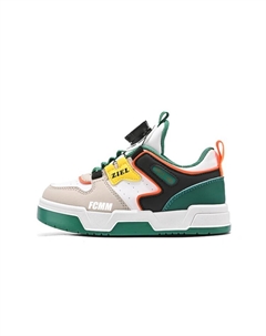 Нескользящие и дышащие низкие кроссовки для скейтбординга для детей, бежевый/зеленый Fcmm