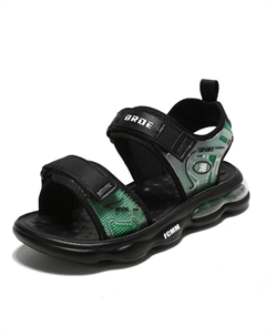 Сандалии детские, противоскользящие, дышащие, низкие, серый/зеленый Fcmm