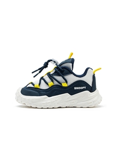 Нескользящие, амортизирующие, износостойкие, детские кроссовки для повседневной носки, темно-синие, бежевые Snoopy