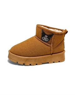 Теплые детские ботинки Детские, желтый/коричневый Firs kids