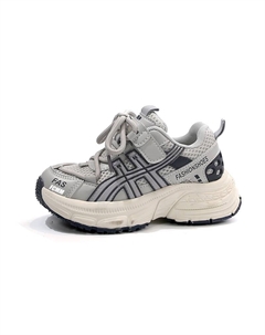 Нескользящие дышащие низкие повседневные кроссовки для детей, серый Fcmm