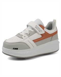 Износостойкие повседневные кроссовки Balance Low Top для детей, белый/серый Fcmm