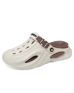 Детские сабо Kids, бежевый/коричневый Jiafeimao